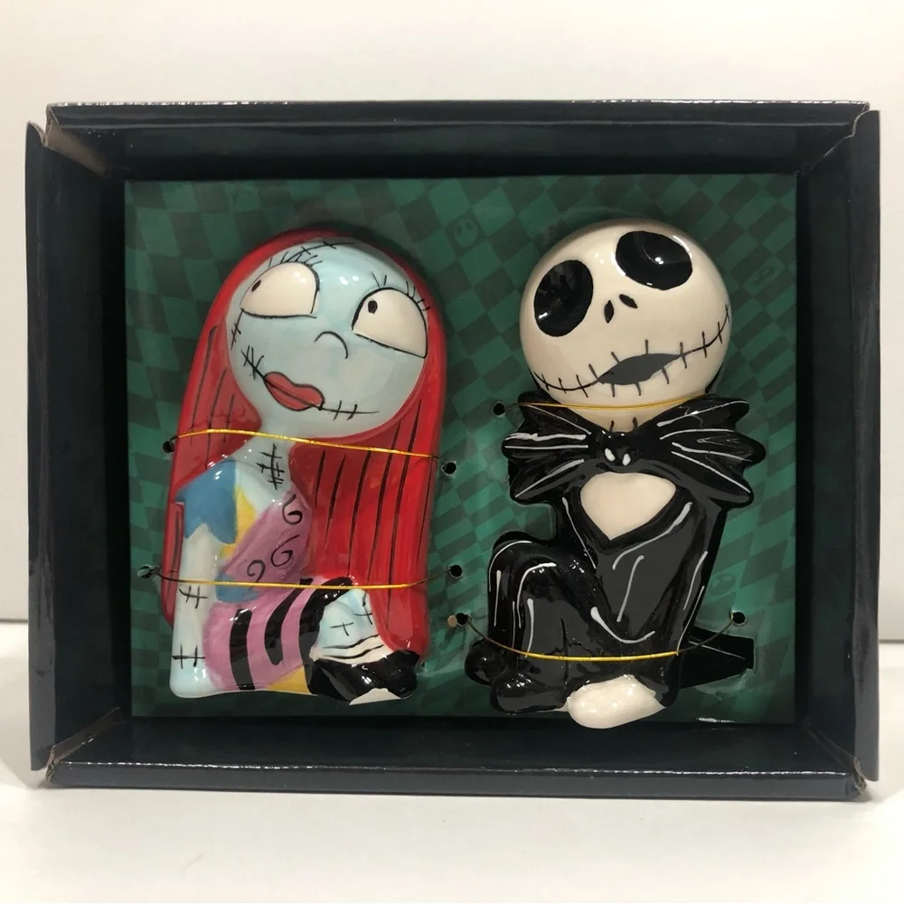 Jack/Sally Salt & Pepper Shakers NWT